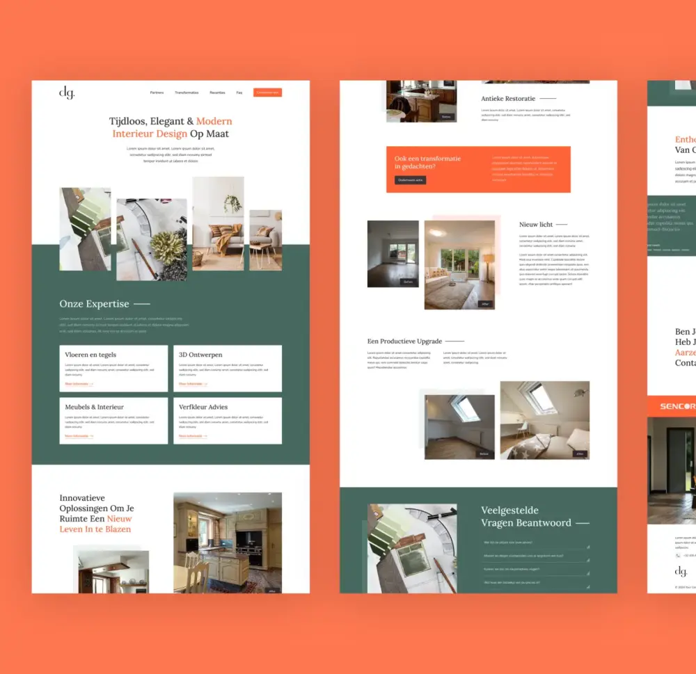 Interior design website